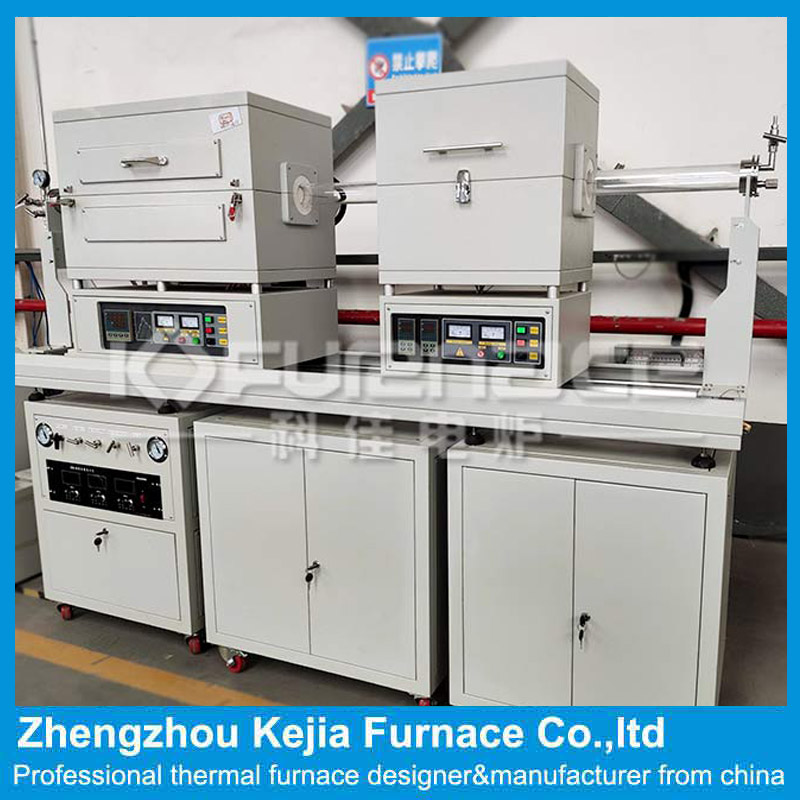 CVD Double Furnace Sliding Tube Furnace