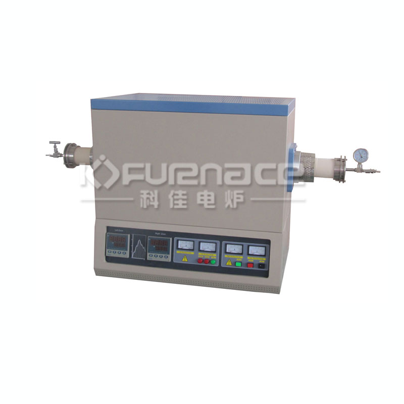 1600 ℃ dual temperature zone high-temperature atmosphere tube furnace