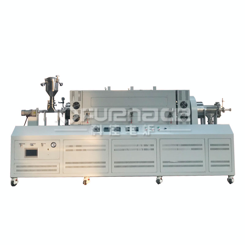 KJ-TX1000-L150CK3W inclined rotary tube furnace