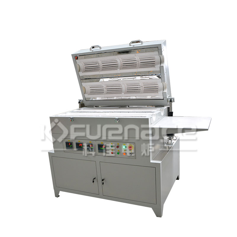 Double furnace tube -Tube furnace