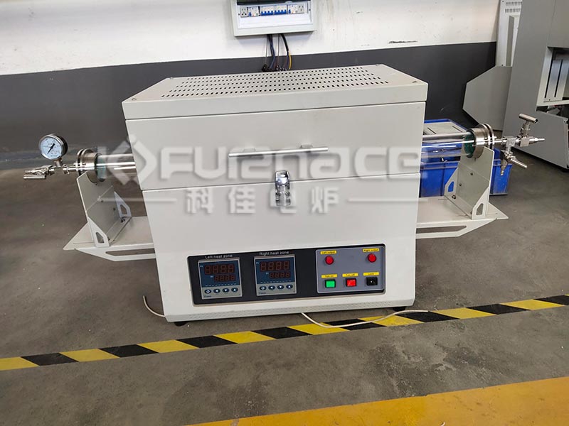 1200 ℃ two temperature zone tube furnace