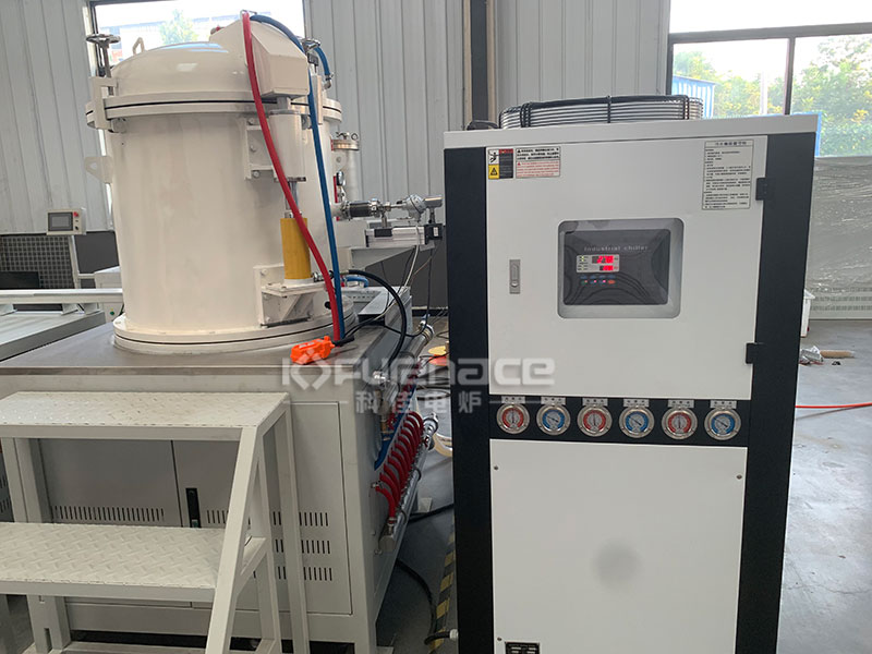 Actual photo of vertical graphite vacuum furnace Actual photo of vertical graphite vacuum furnace