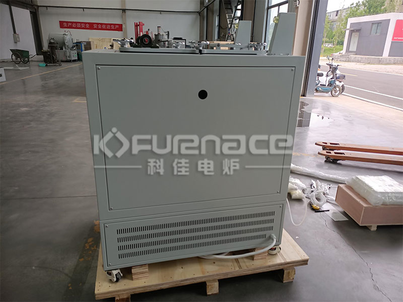 Actual photo of 1600 degree upward opening atmosphere furnace Actual photo of 1600 degree upward opening atmosphere furnace