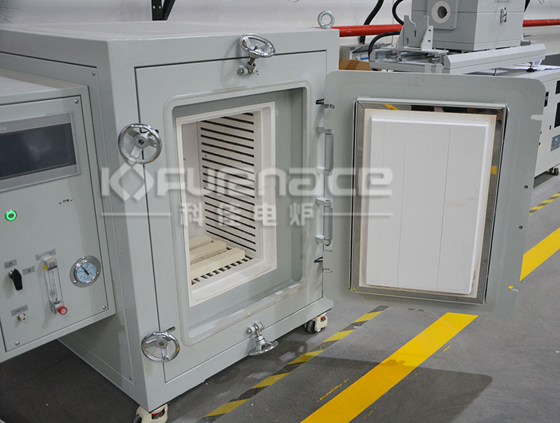 Realistic view of split type 1200 ℃ box atmosphere furnace