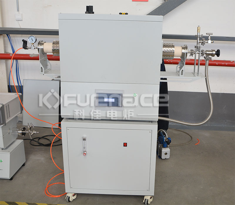 Actual photo of a 1600 C atmosphere tube furnace Actual photo of a 1600 C atmosphere tube furnace