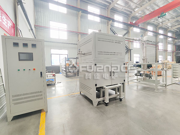 Actual photo of external heating lifting vacuum furnace Actual photo of external heating lifting vacuum furnace