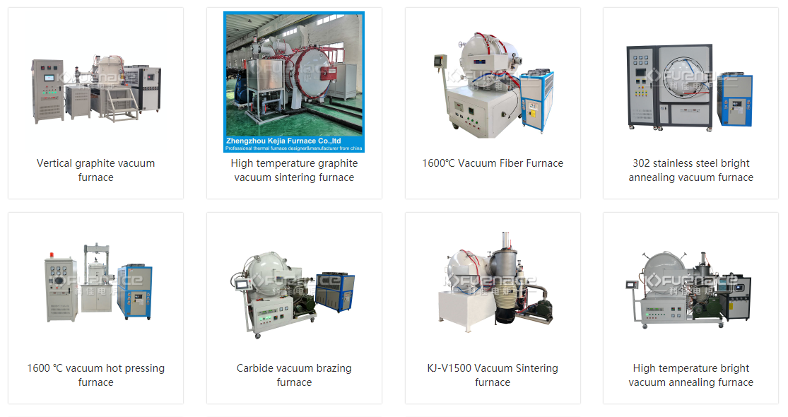 Various types of vacuum sintering furnaces (click on the picture to see more)