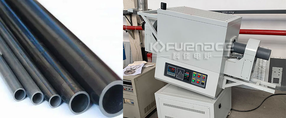 Silicon carbide tube laboratory rotary tube furnace (click on the image to view product details)