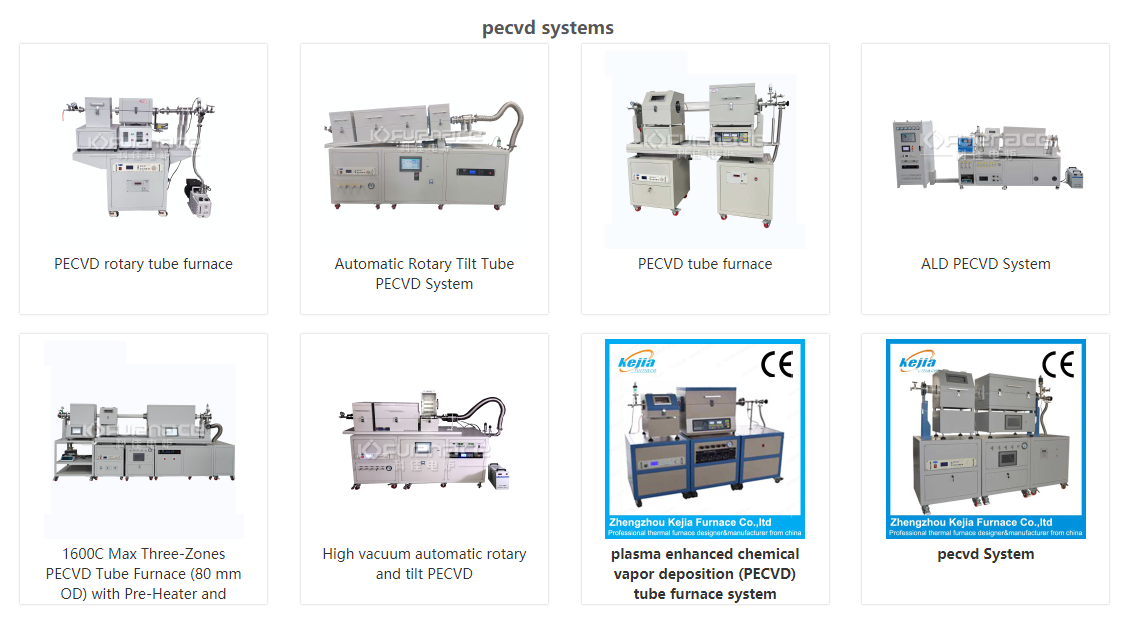 Various types of PECVDs (click on the image to view more PECVDs)