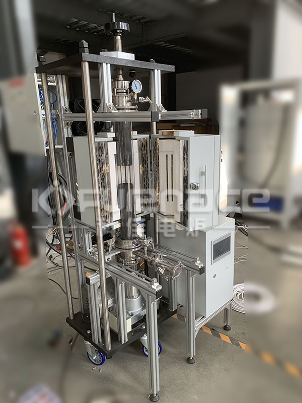 Graphite tube hot press furnace